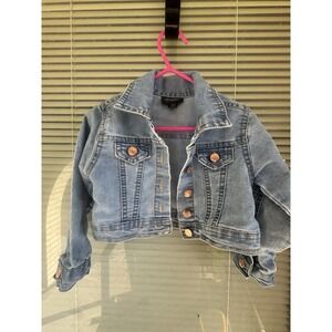 Picapino Cropped Jean Jacket size 2t Girls